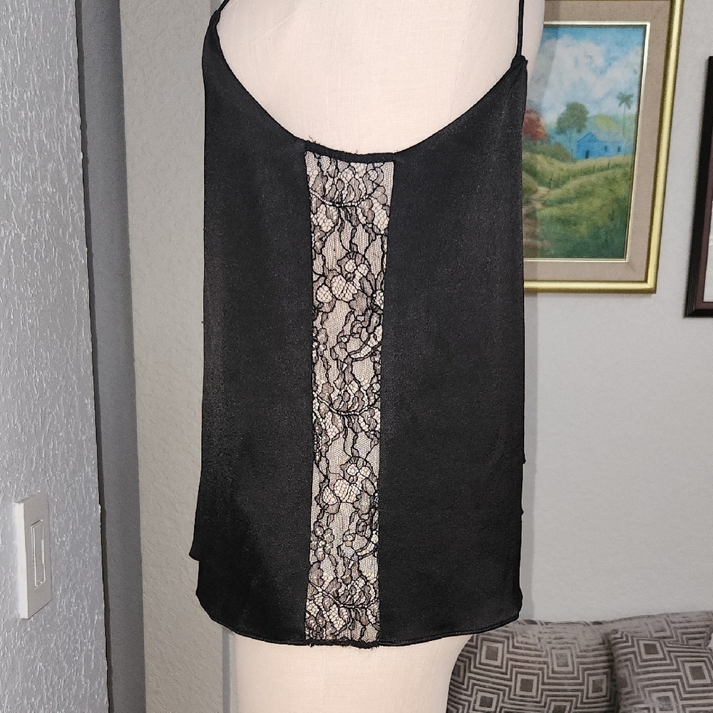 Alice + Olivia Black Draped Elegant Top - Picture 4 of 6